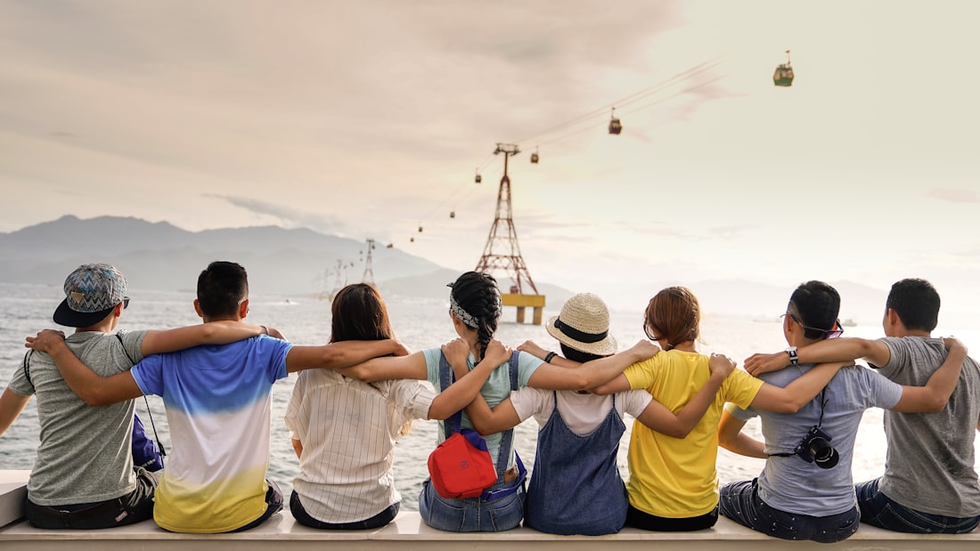 Groupe de voyageurs